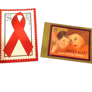 Amber Alert & Aids Awareness Postcards